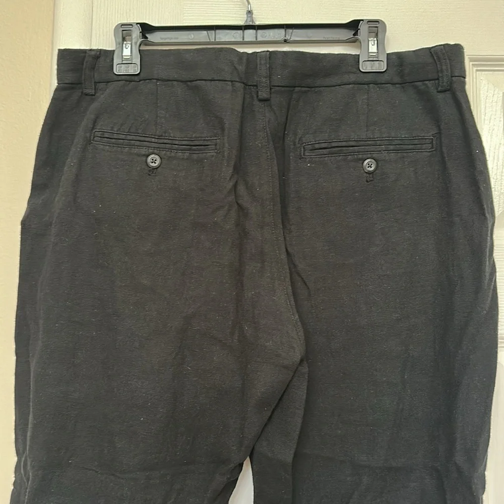 NEW Banana Republic Athletic-Fit Linen-Blend Trouser